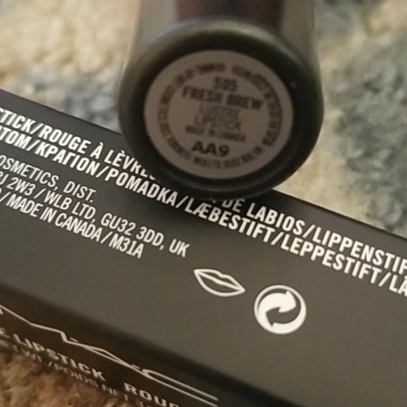 NIB Mac Cosmetics Fresh Brew Lustre Lipstick - Picture 3 of 4